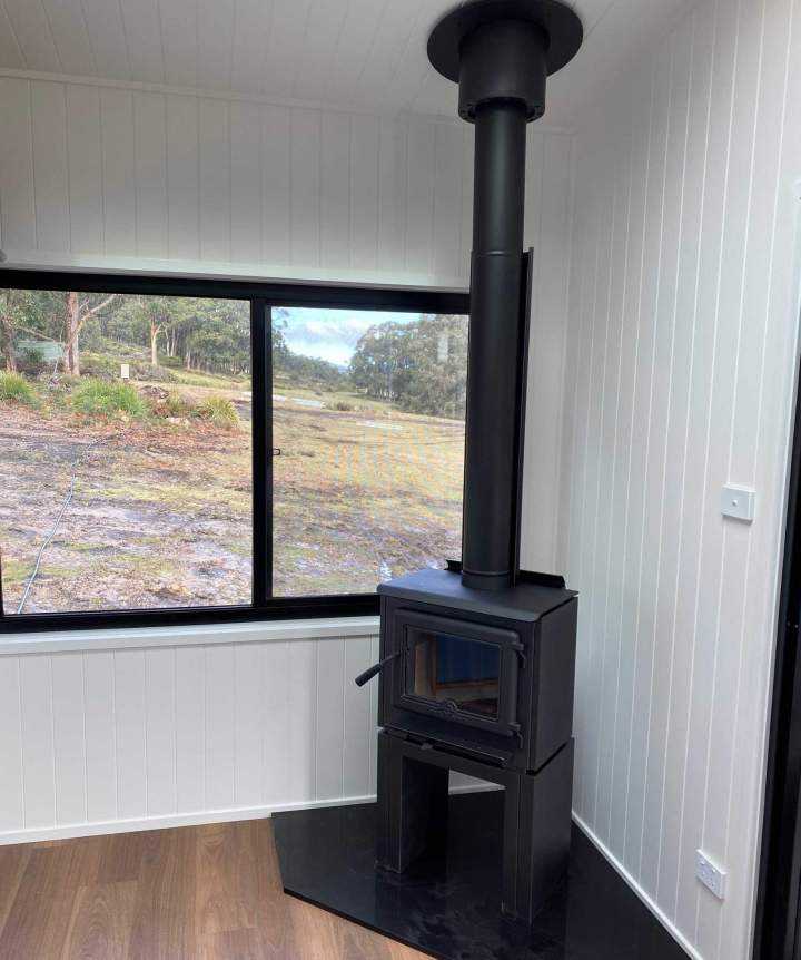 Wood-burning stove installation Yarra Valley